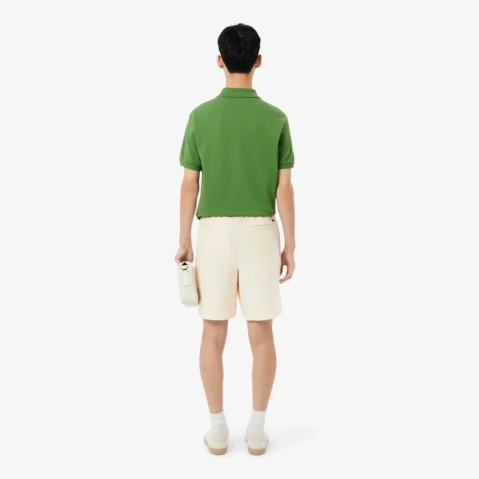Regular Fit Linen Blend Twill Shorts