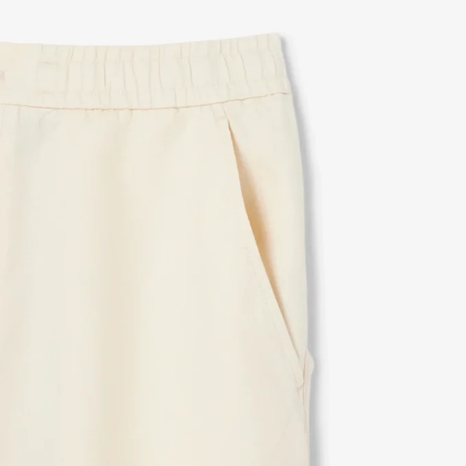 Regular Fit Linen Blend Twill Shorts