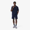 Regular Fit Logo Stripe Fleece Shorts