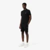 Regular Fit Logo Stripe Fleece Shorts