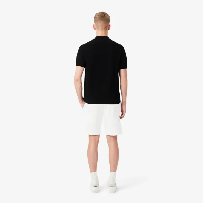 Regular Fit Logo Stripe Fleece Shorts