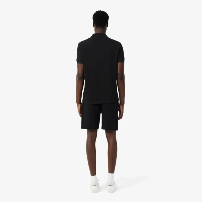 Regular Fit Logo Stripe Fleece Shorts