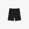 Regular Fit Logo Stripe Fleece Shorts