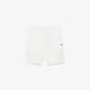 Regular Fit Logo Stripe Fleece Shorts