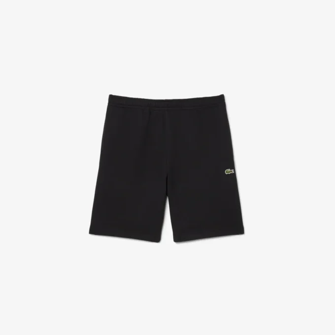 Regular Fit Logo Stripe Fleece Shorts