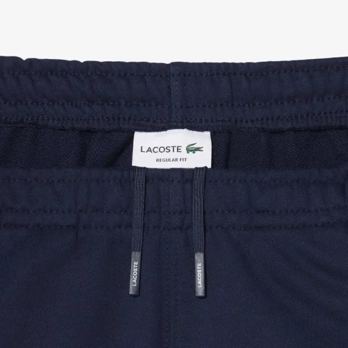 Regular Fit Logo Stripe Fleece Shorts