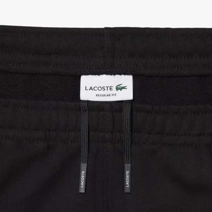 Regular Fit Logo Stripe Fleece Shorts