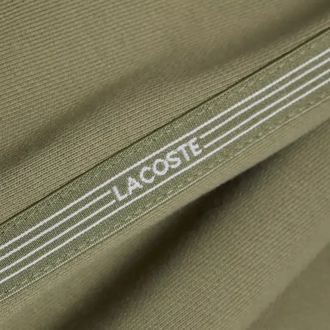 Regular Fit Logo Stripe Fleece Shorts