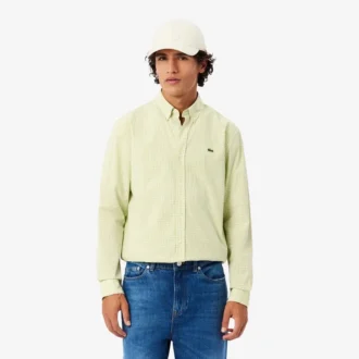 Regular Fit Plaid Poplin Shirt