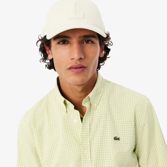 Regular Fit Plaid Poplin Shirt
