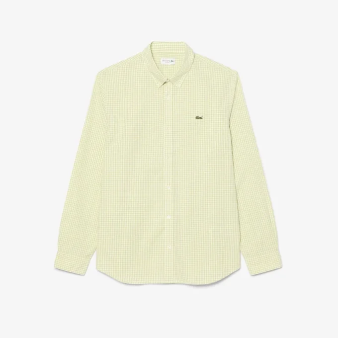Regular Fit Plaid Poplin Shirt