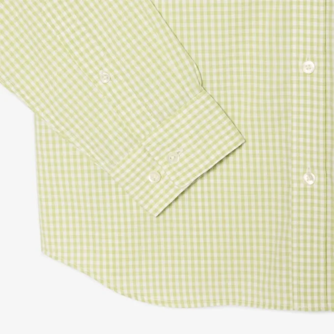 Regular Fit Plaid Poplin Shirt
