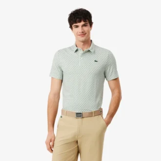 Regular Fit Printed Golf Polo
