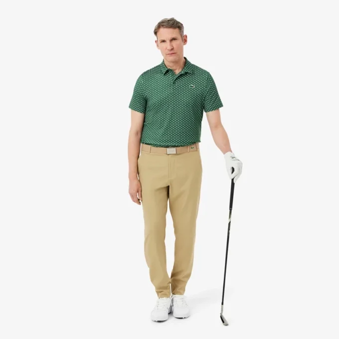Regular Fit Printed Golf Polo