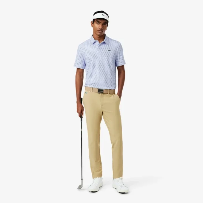 Regular Fit Printed Golf Polo