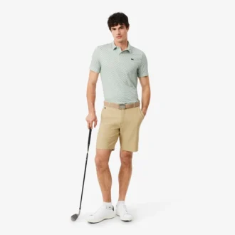 Regular Fit Printed Golf Polo