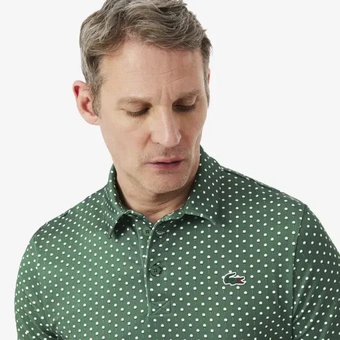 Regular Fit Printed Golf Polo