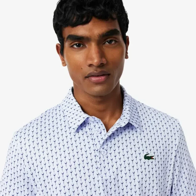 Regular Fit Printed Golf Polo