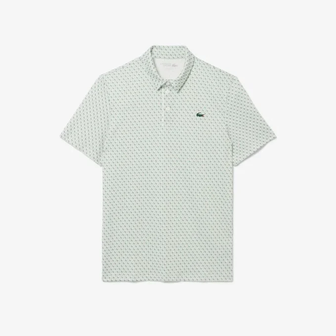 Regular Fit Printed Golf Polo