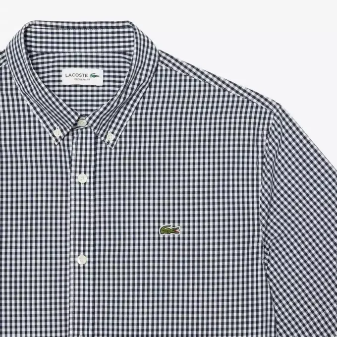 Regular Fit Short Sleeved Plaid Shirt