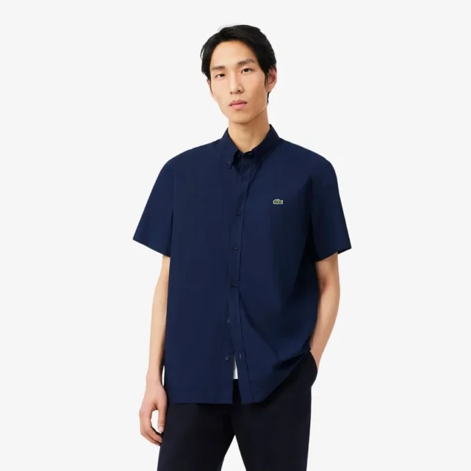 Regular Fit Short Sleeved Poplin Shirt