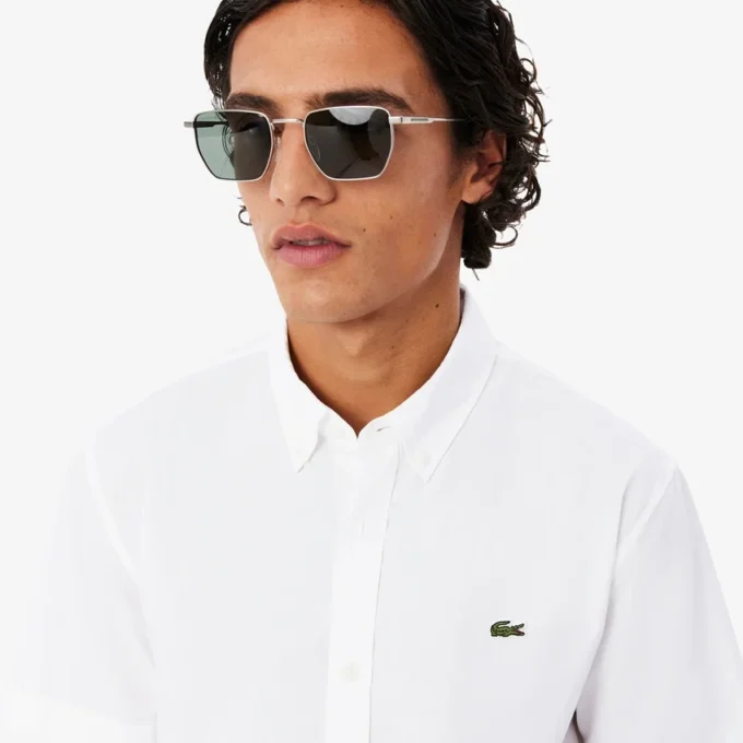 Regular Fit Short Sleeved Poplin Shirt