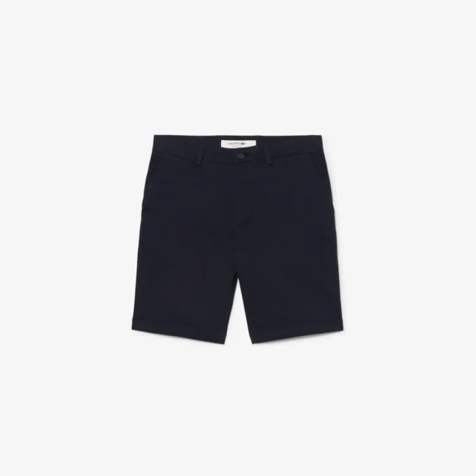 Regular Fit Stretch Cotton Chino Bermuda Shorts