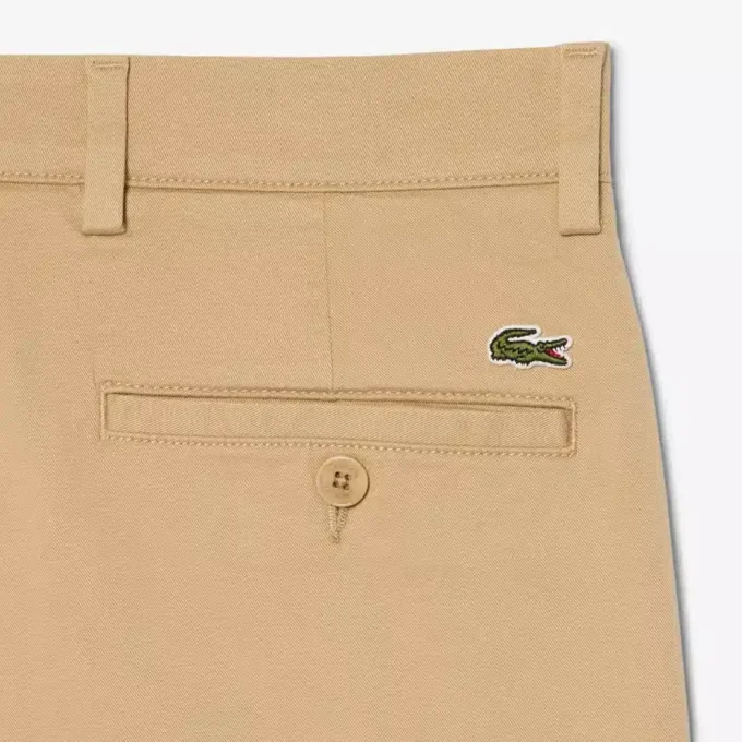 Regular Fit Stretch Cotton Chino Bermuda Shorts