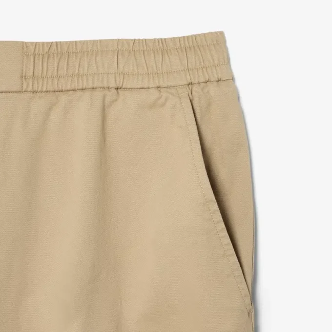 Regular Fit Stretch Cotton Shorts