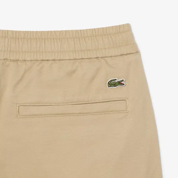 Regular Fit Stretch Cotton Shorts