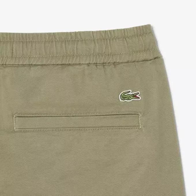 Regular Fit Stretch Cotton Shorts