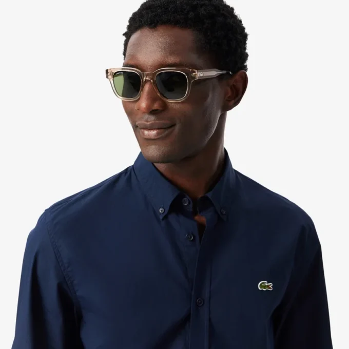 Regular Fit Stretch Poplin Shirt
