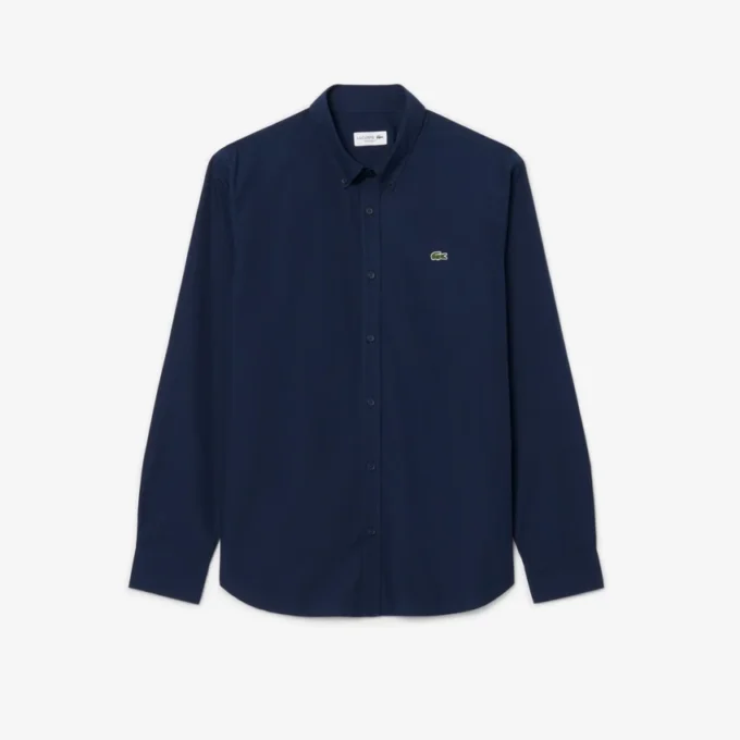 Regular Fit Stretch Poplin Shirt