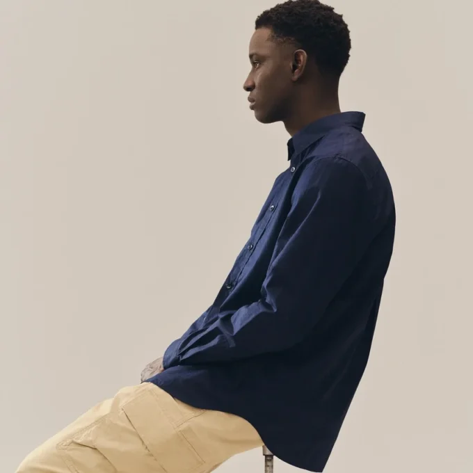 Regular Fit Stretch Poplin Shirt