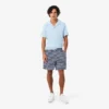 Regular Fit Striped Cotton Shorts