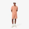 Regular Fit Striped Cotton Shorts
