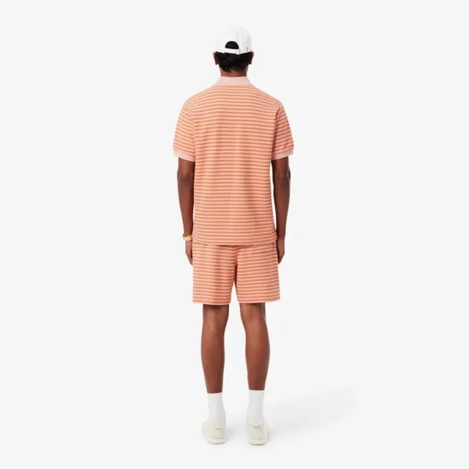 Regular Fit Striped Cotton Shorts
