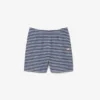 Regular Fit Striped Cotton Shorts