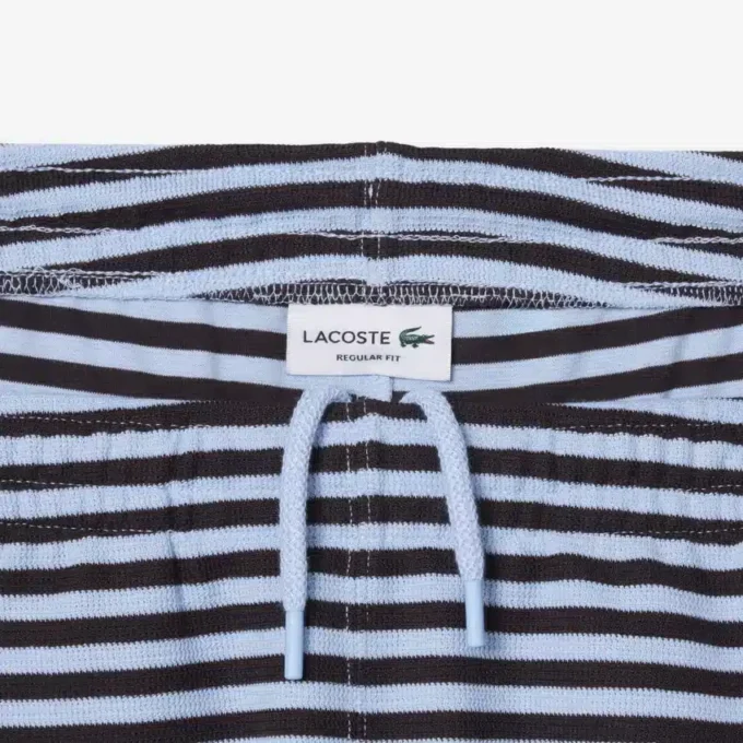 Regular Fit Striped Cotton Shorts
