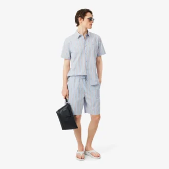 Regular Fit Striped Poplin Shirt