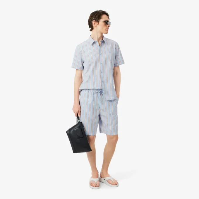 Regular Fit Striped Poplin Shirt