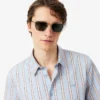 Regular Fit Striped Poplin Shirt