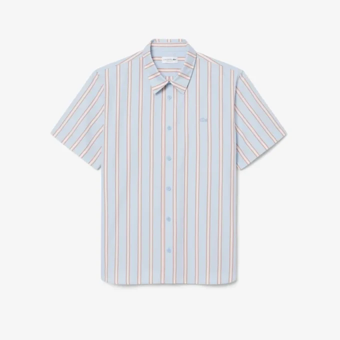 Regular Fit Striped Poplin Shirt