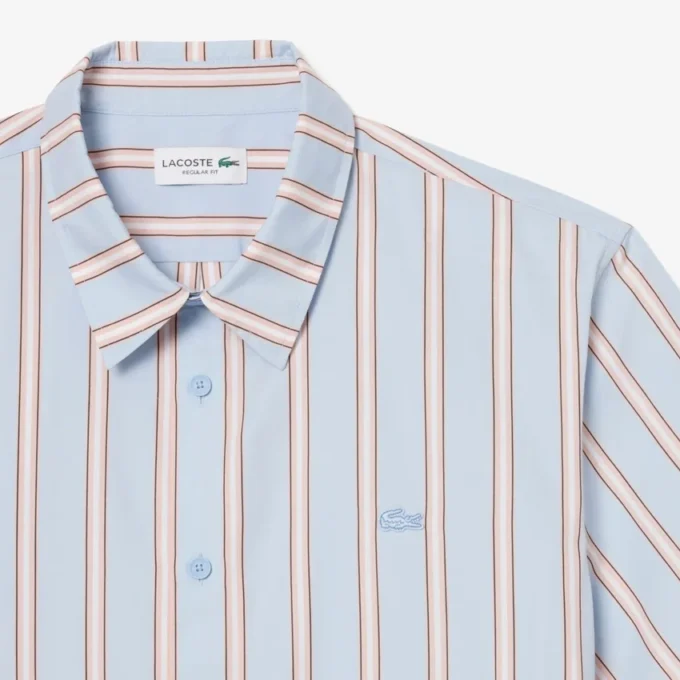 Regular Fit Striped Poplin Shirt