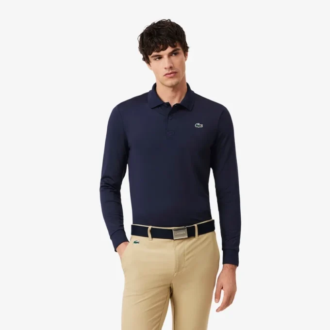 Regular Fit Ultra Dry Long Sleeved Golf Polo