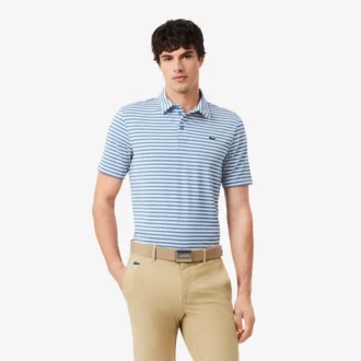 Regular Fit Ultra Dry Striped Golf Polo