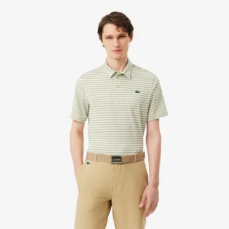 Regular Fit Ultra Dry Striped Golf Polo