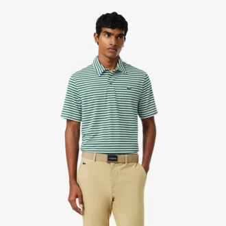 Regular Fit Ultra Dry Striped Golf Polo