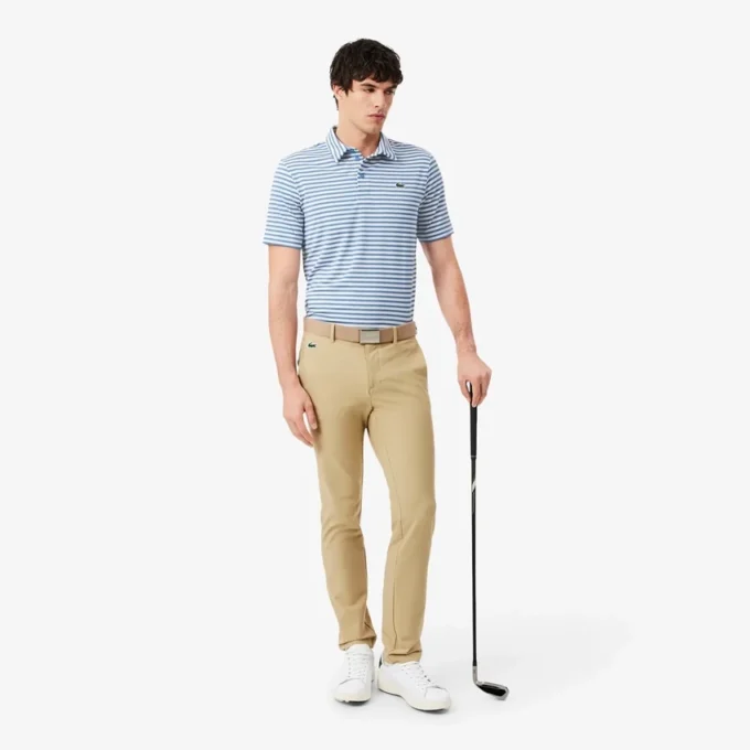 Regular Fit Ultra Dry Striped Golf Polo