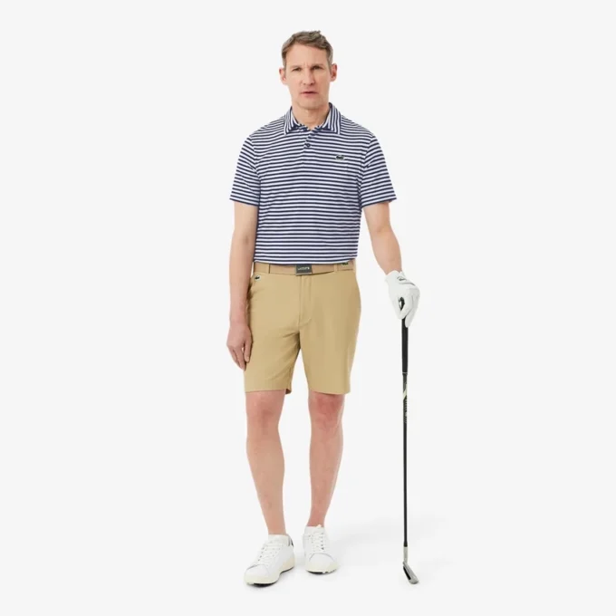 Regular Fit Ultra Dry Striped Golf Polo